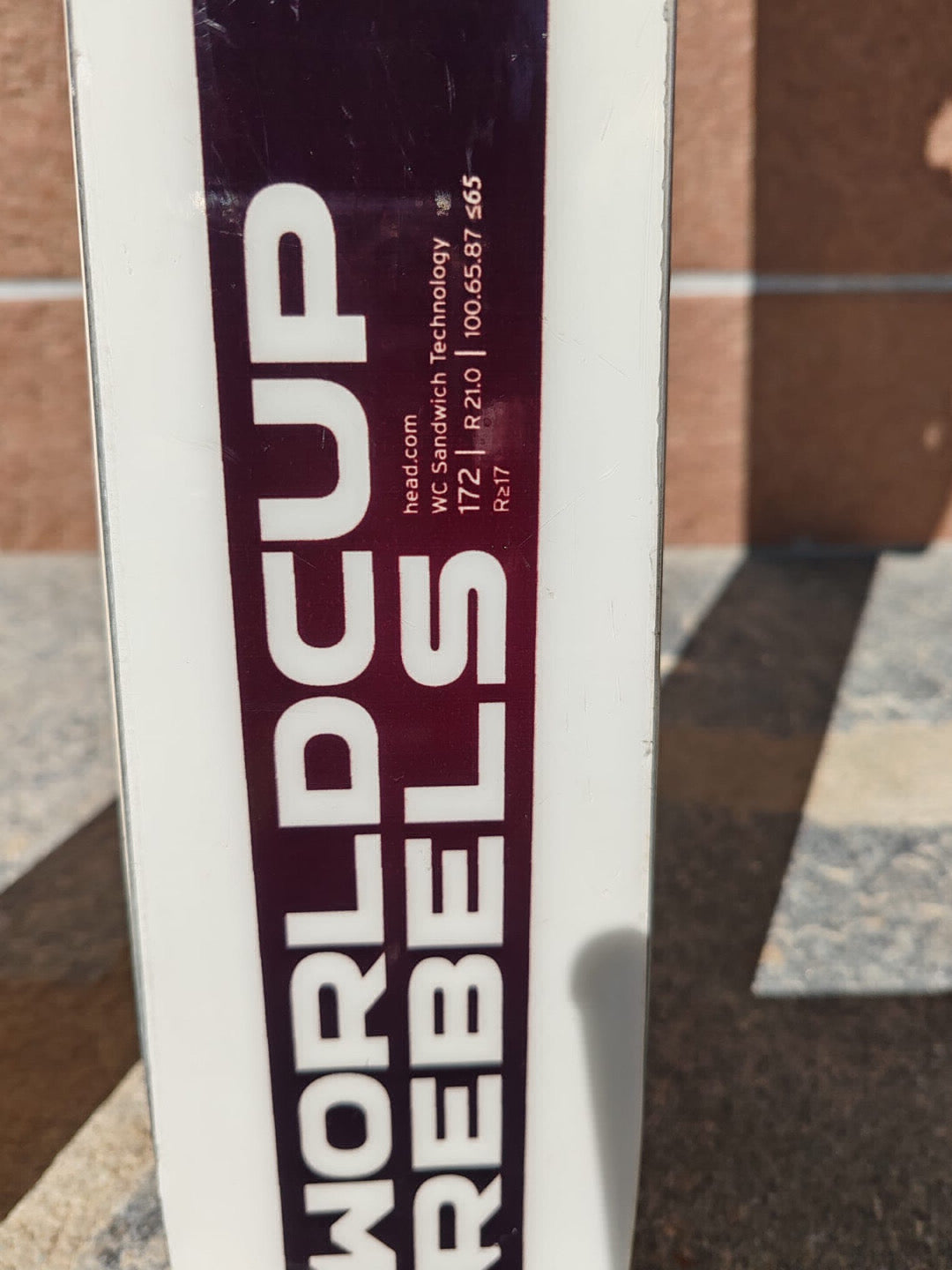 Sci Head Worldcup Rebels 172cm r21 usati