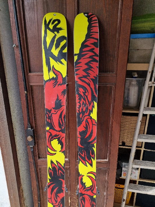 Sci freeride usati K2 pettitor 179 cm + attacco marker squire