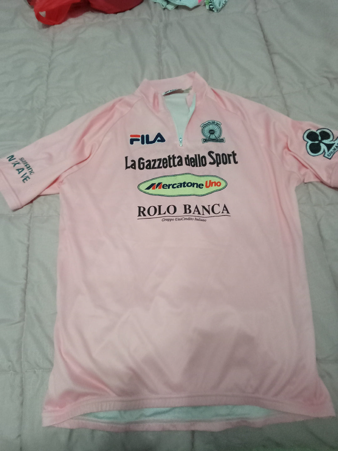 Maglia Rosa Ciclismo Vintage FILA - Mercatone Uno