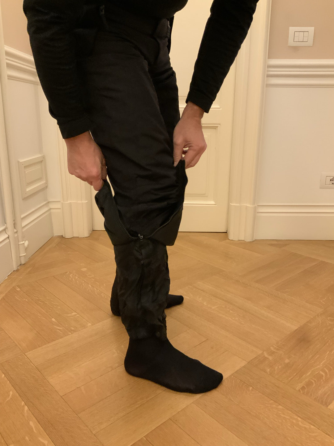 Pantaloni sci Salewa tg. M usati