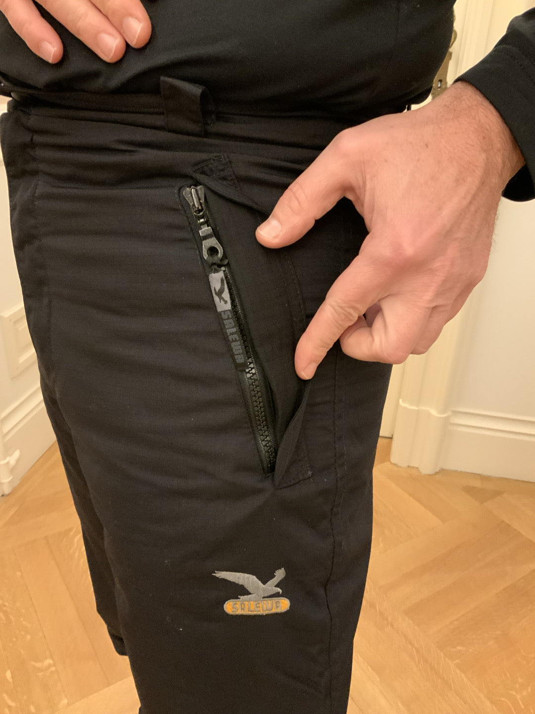 Pantaloni sci Salewa tg. M usati