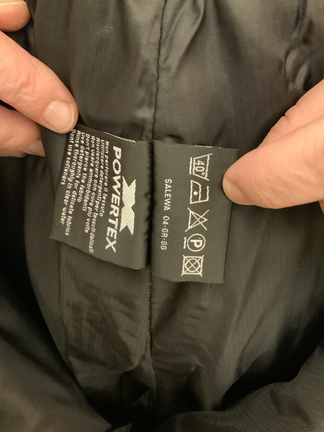 Pantaloni sci Salewa tg. M usati
