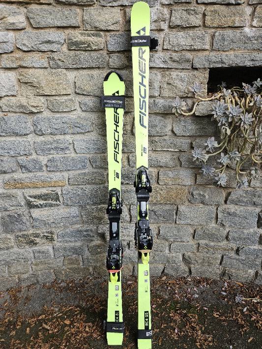 sci da gara Fisher RC4 WC GS 188cm e SL 158cm FIS usati