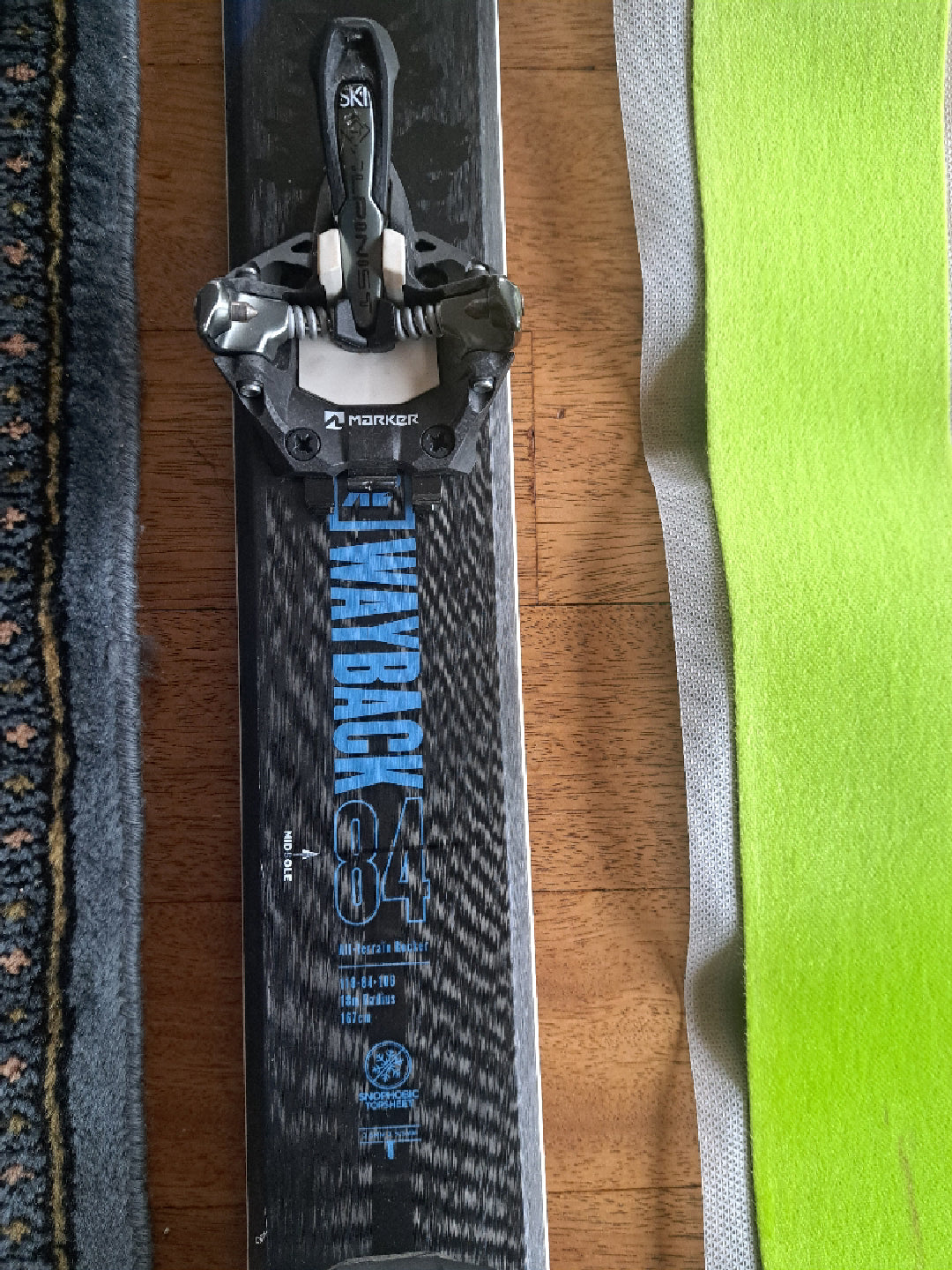 Sci da Scialpinismo K2 167 cm + attacchi e kit salita usato