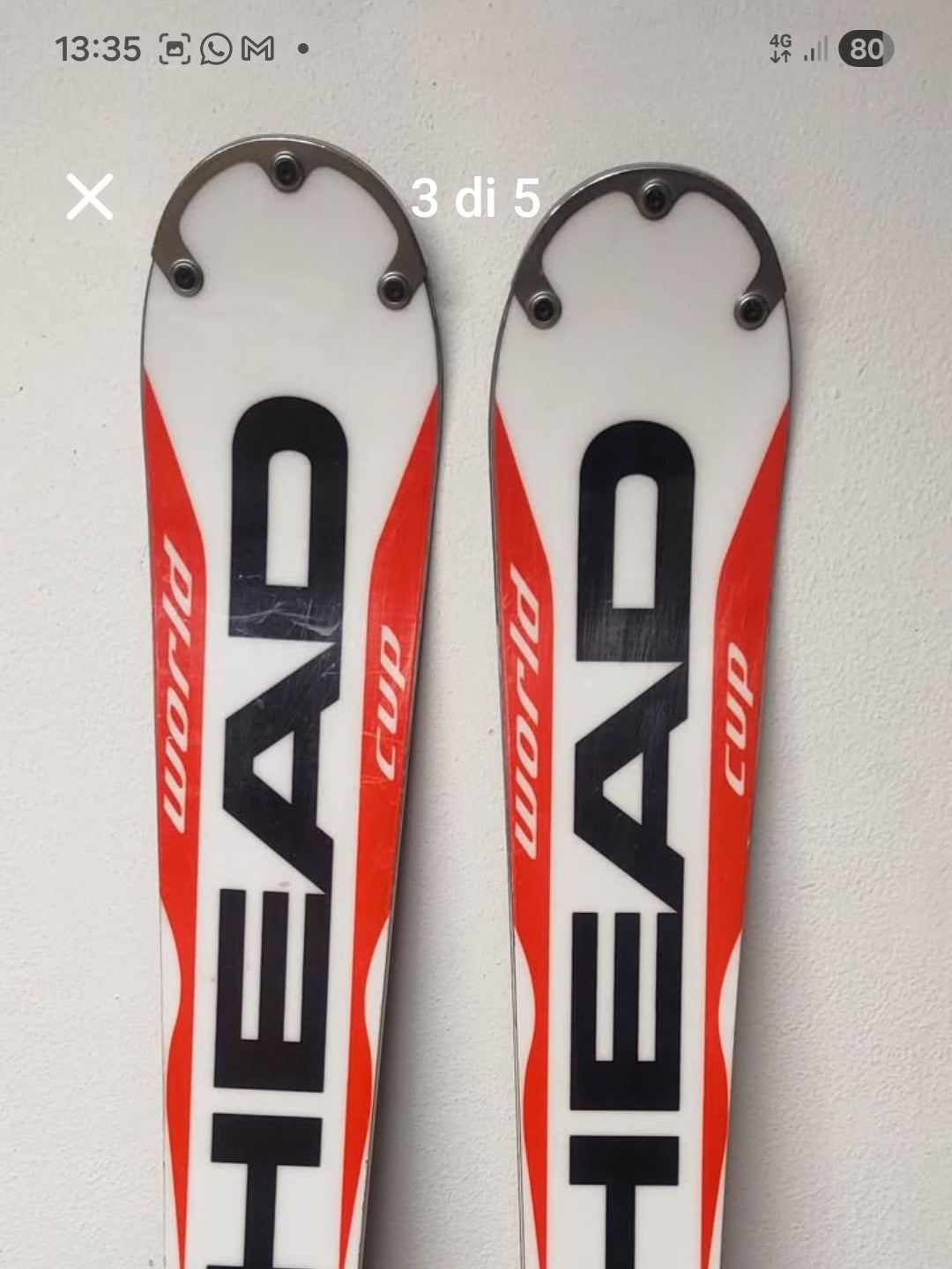 Sci Head SL RD World Cup r13 m usato