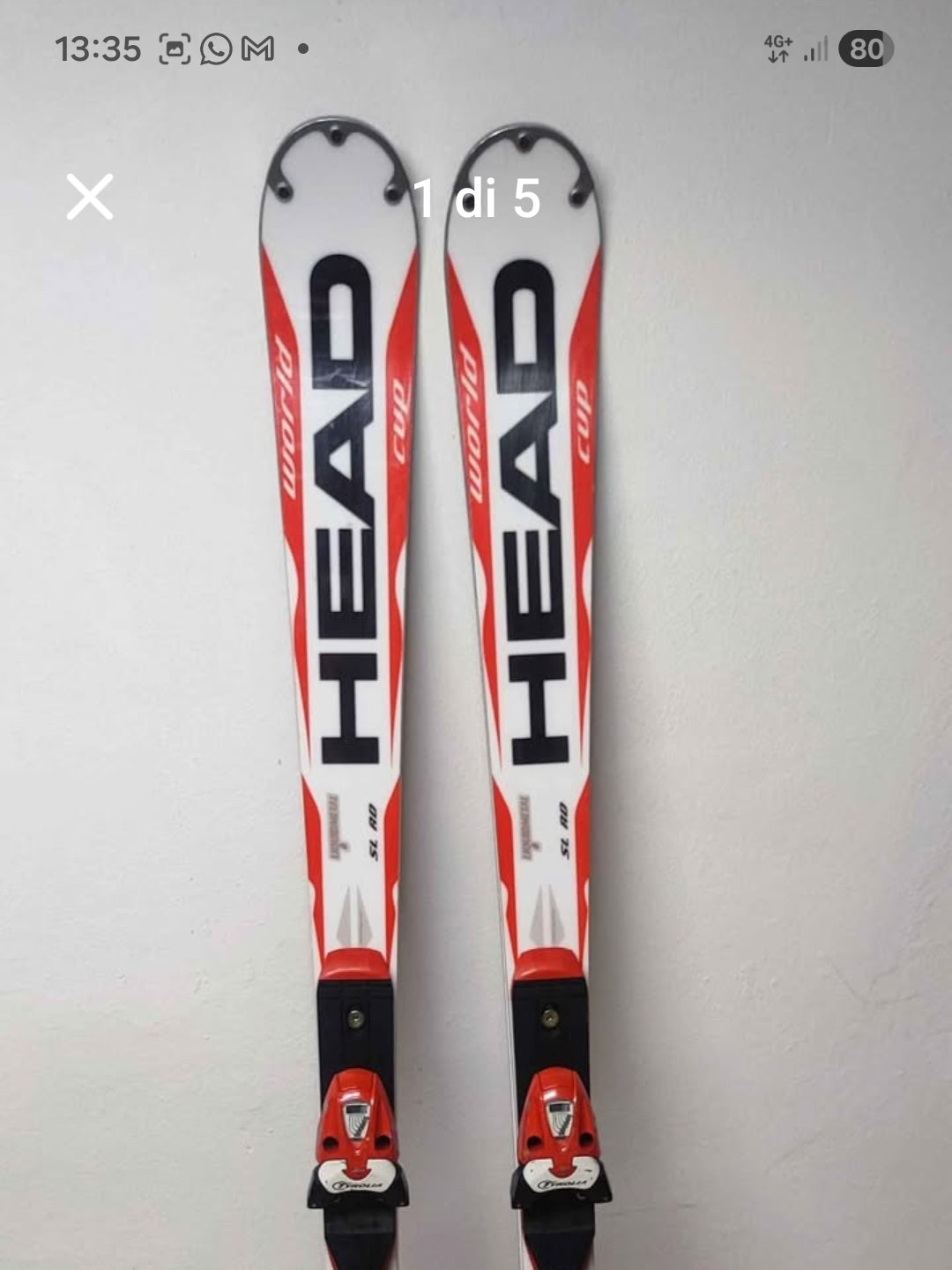 Sci Head SL RD World Cup r13 m usato