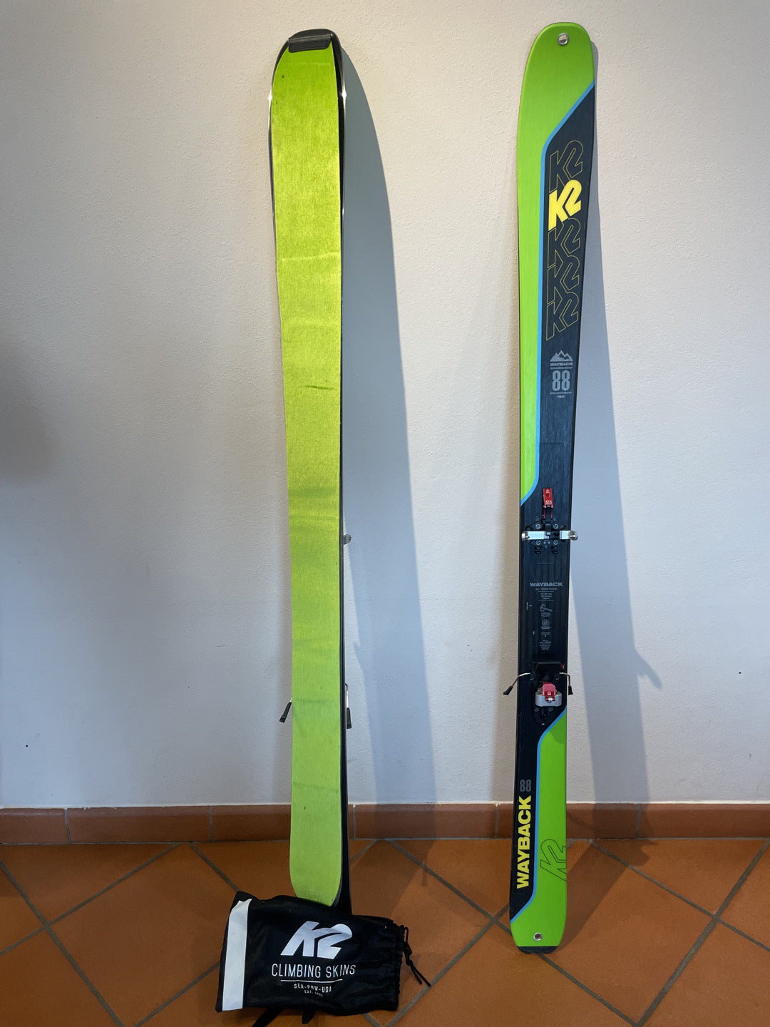 Sci usati K2 WAYBACK 88 160cm + ATK Crest 10 + pelli