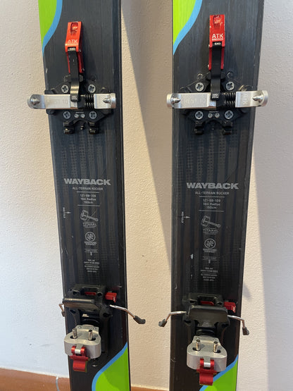 Sci usati K2 WAYBACK 88 160cm + ATK Crest 10 + pelli