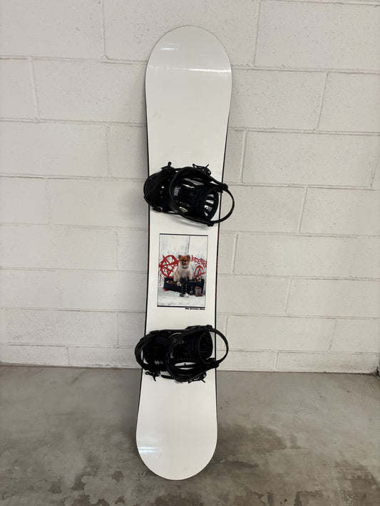 Tavola snowboard usata Ride Berzeker 156 + attacchi Burton
