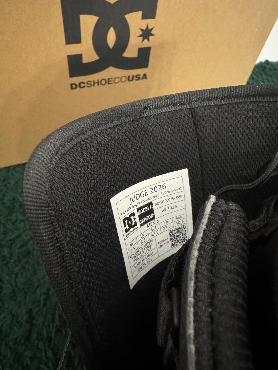 DC JUDGE 2026 - TOP DI GAMMA (TG 42.5 - 9,5 US) usato
