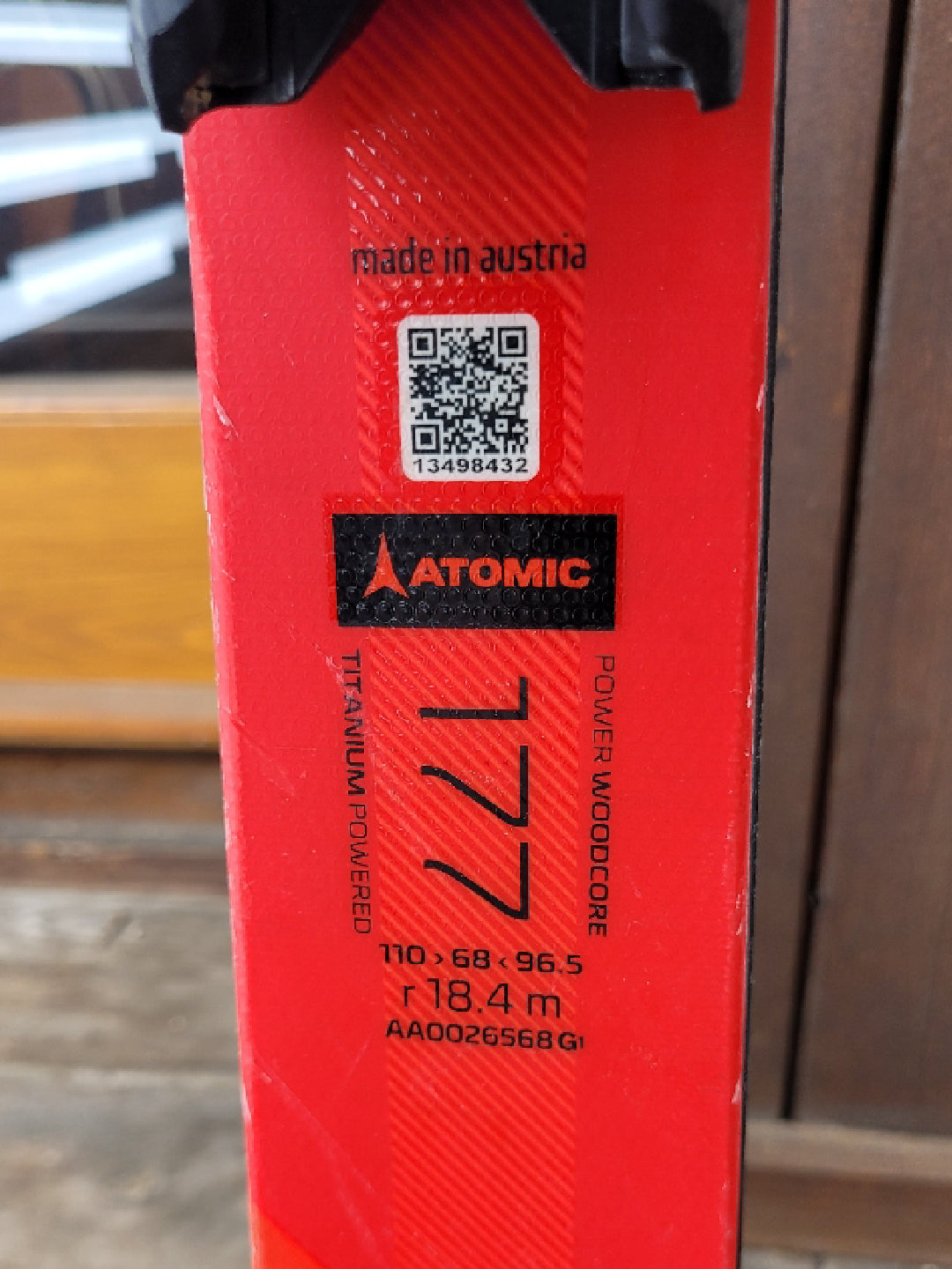 Atomic G9 lunghezza 177cm R18.4 Usati