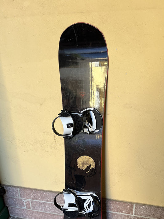Snowboard Rossignol Evader 156cm usato + attacchi Union