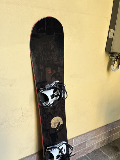 Snowboard Rossignol Evader 156cm usato + attacchi Union