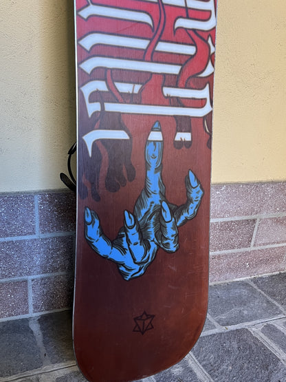 Snowboard Rossignol Evader 156cm usato + attacchi Union
