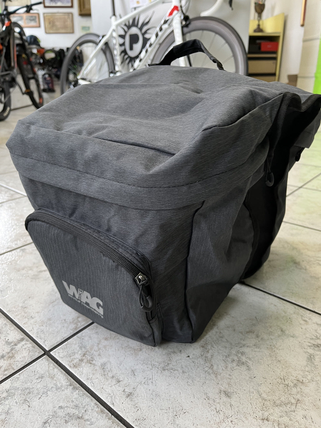 Borsa bici bikepacking portapacchi WAG nuovo 28 lt
