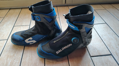 Scarponi sci nordico skating Salomon S/RACE Boa tg. 25cm usati