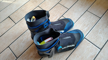 Scarponi sci nordico skating Salomon S/RACE Boa tg. 25cm usati