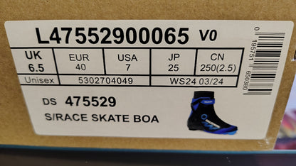 Scarponi sci nordico skating Salomon S/RACE Boa tg. 25cm usati