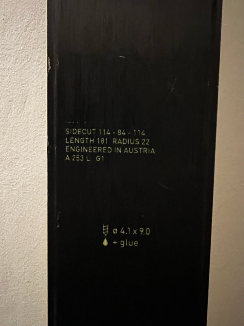 Fischer Freestyle Fischer Nighstick 181cm usato