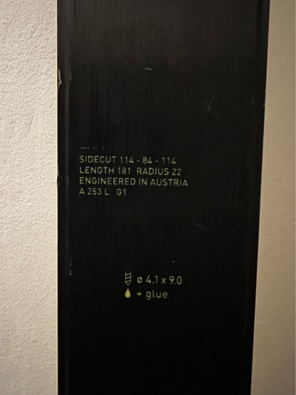 Fischer Freestyle Fischer Nighstick 181cm usato