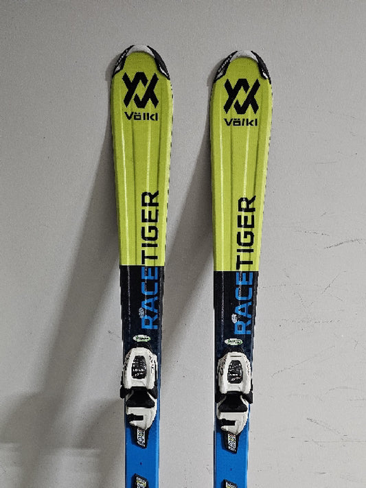 Sci Volkl Racetiger SL11 da 130cm con bastoncini Usati