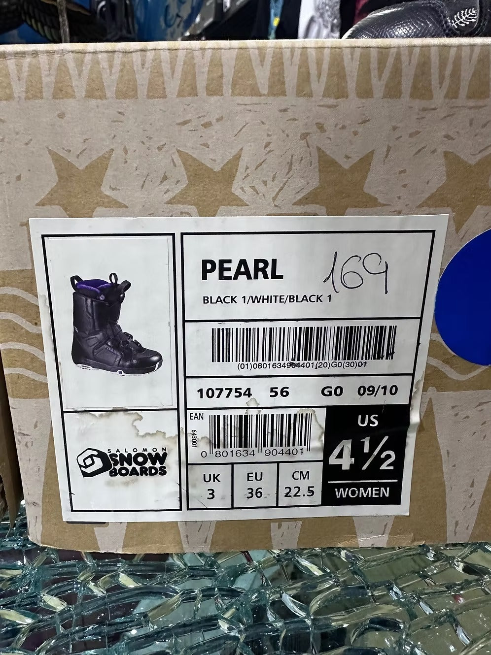 Scarpone Salomon Pearl n 36 donna NUOVO