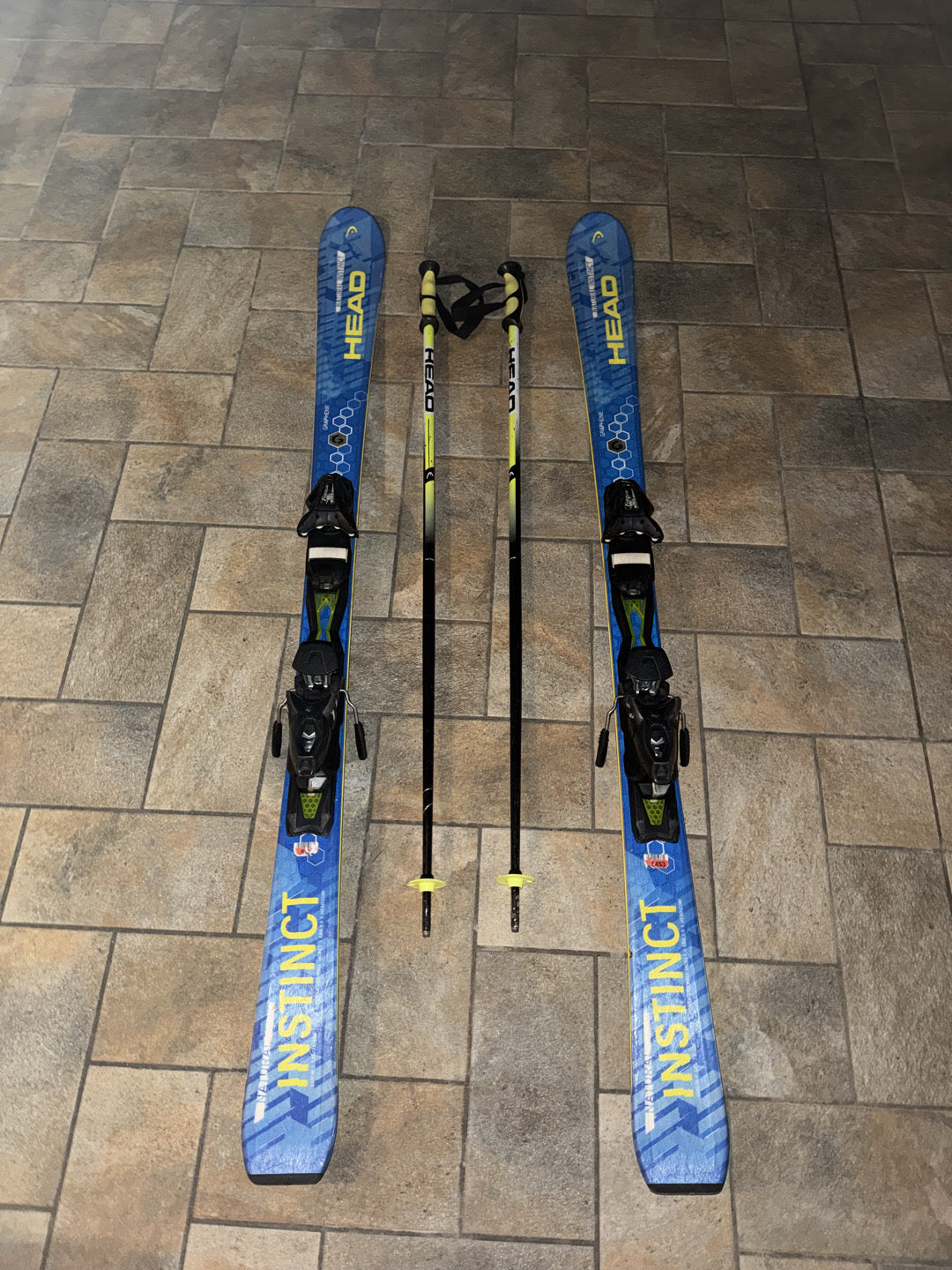 Sci Head Natural Instinct 156cm usati + bacchette