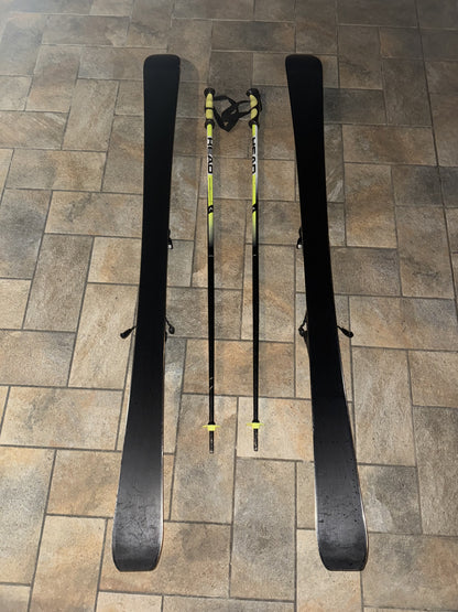 Sci Head Natural Instinct 156cm usati + bacchette