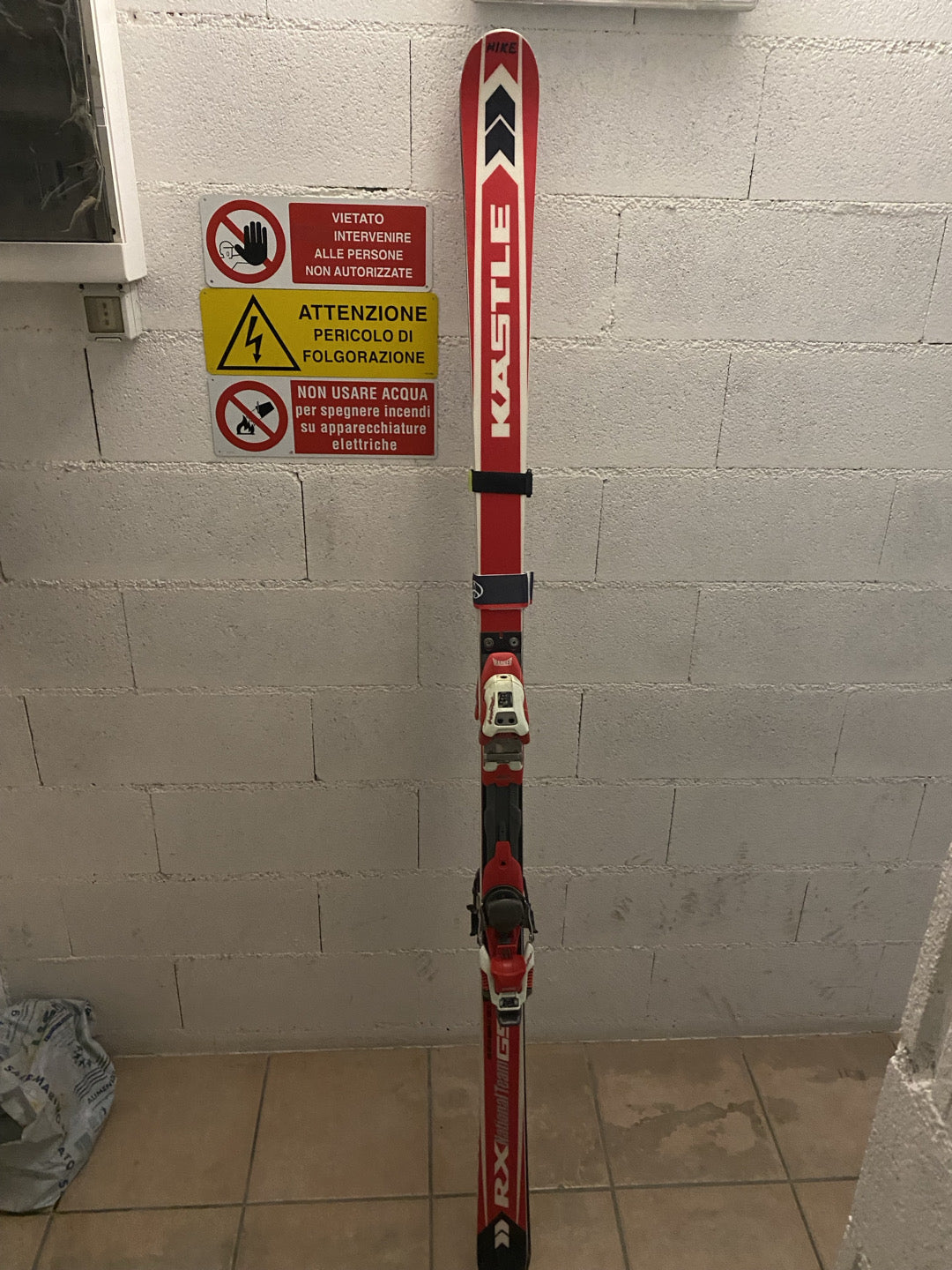 sci kastle gs gara lunghezza 190cm nuovo