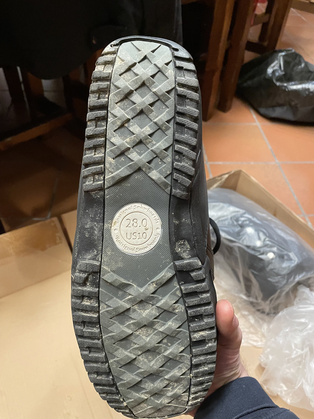 Scarponi Rossignol snowboard tg. 28.5 cm usati