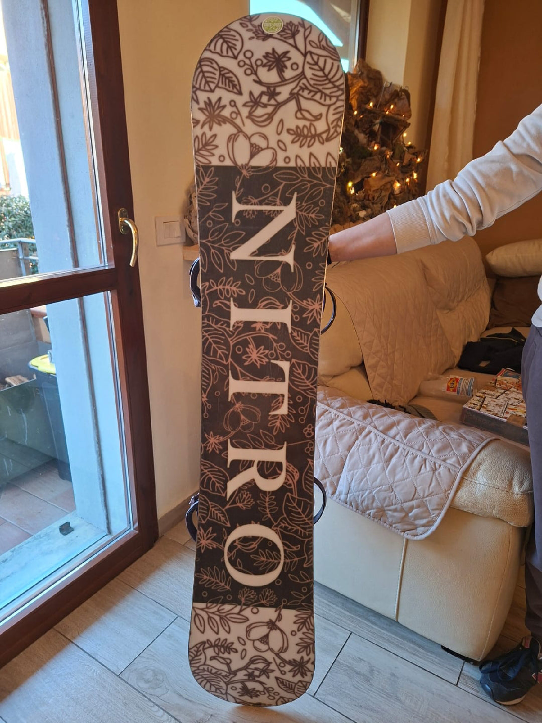 149cm Snowboard Nitro Mystique da donna + attacchi  S-M-L usato