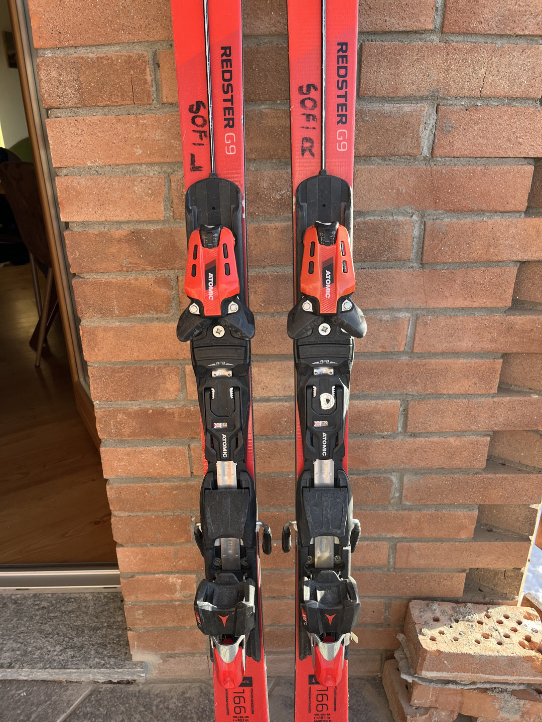 ATOMIC GS Redster G9 166 cm r 18,1 m usato