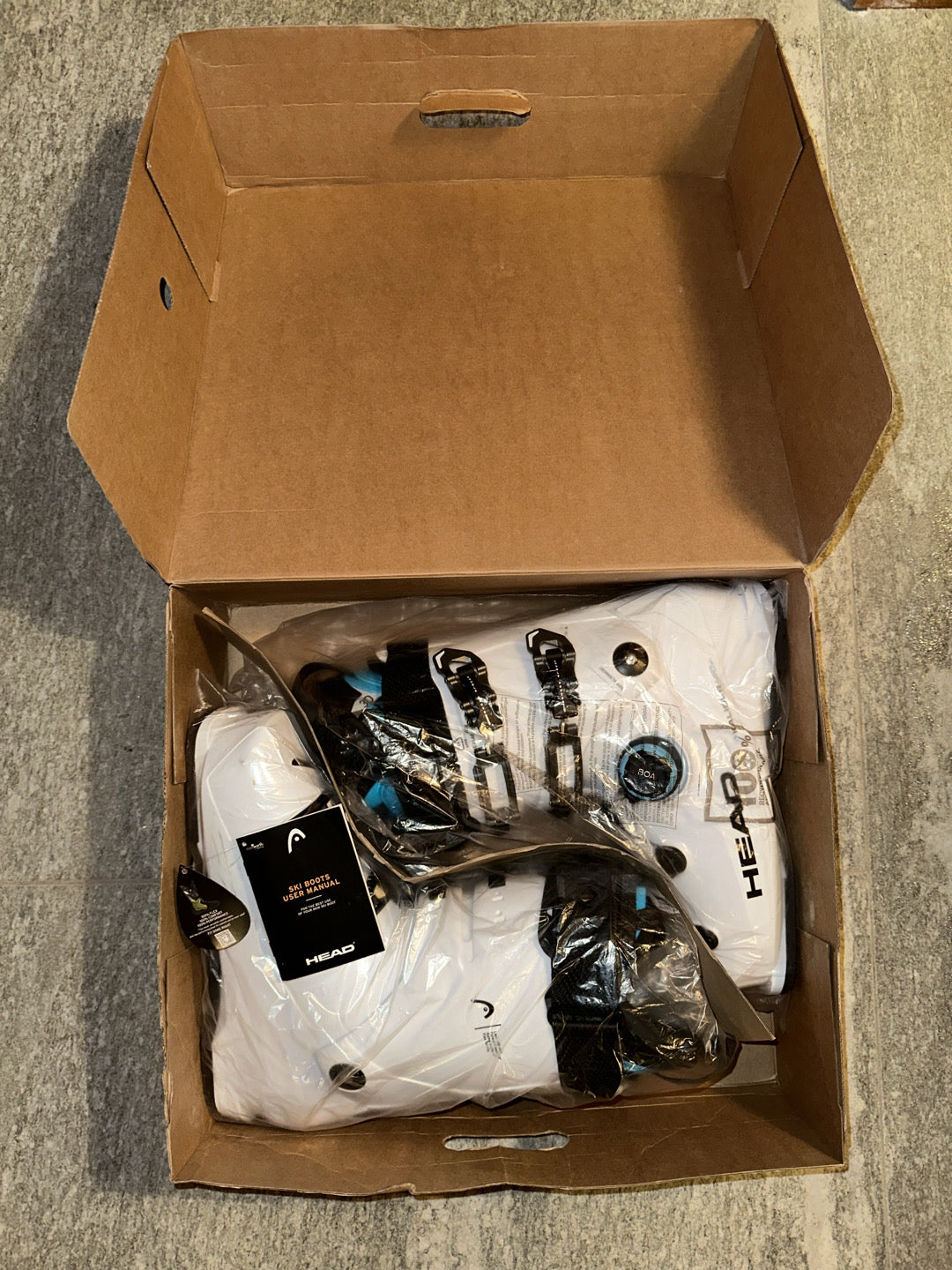 Scarponi da sci gara Head Kaliber 120 MV GW BOA tg. 29-29.5 usati