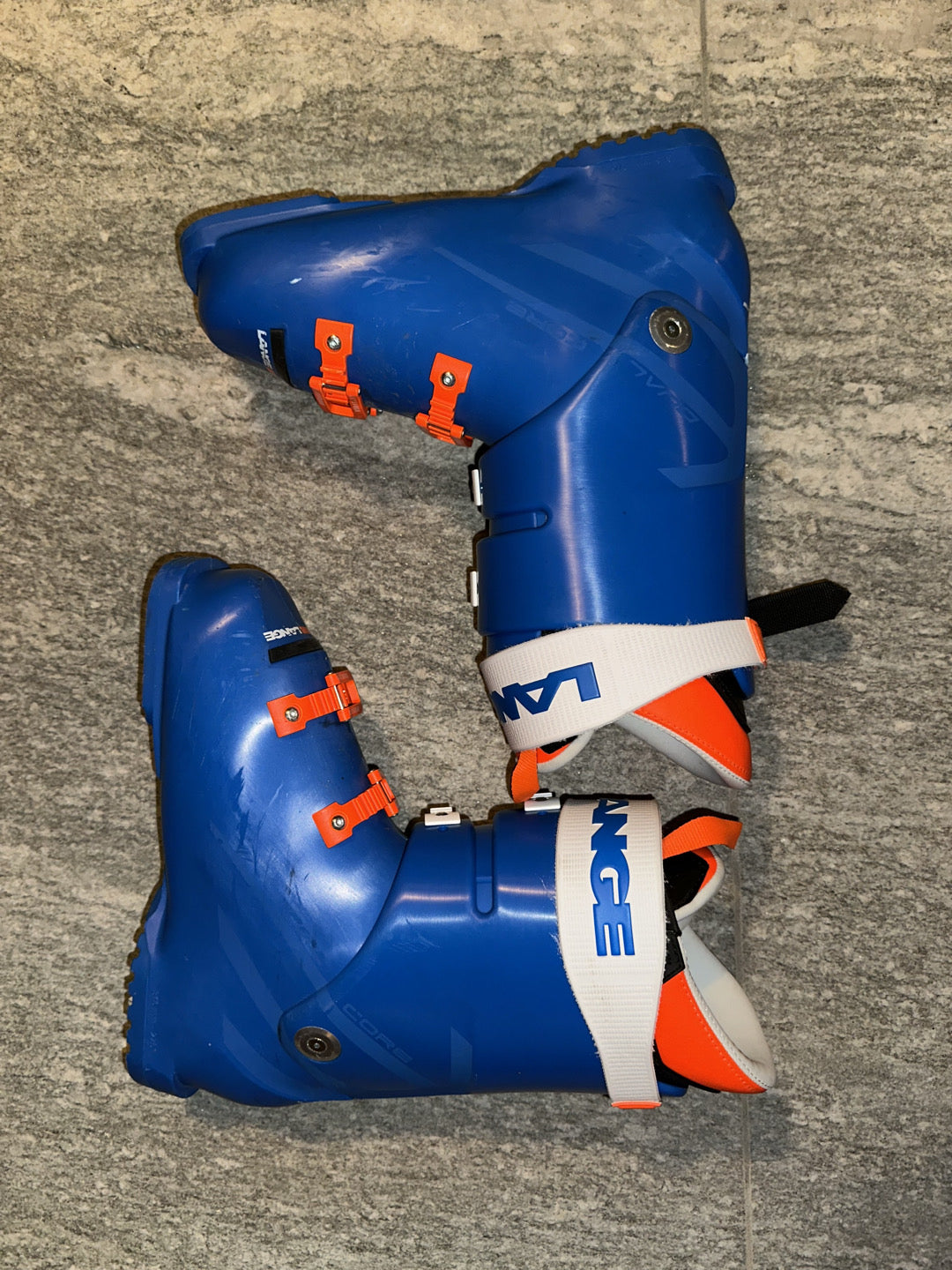 Scarponi da sci gara Lange RS 130 Wide Pianta Larga tg. 27.5 usati