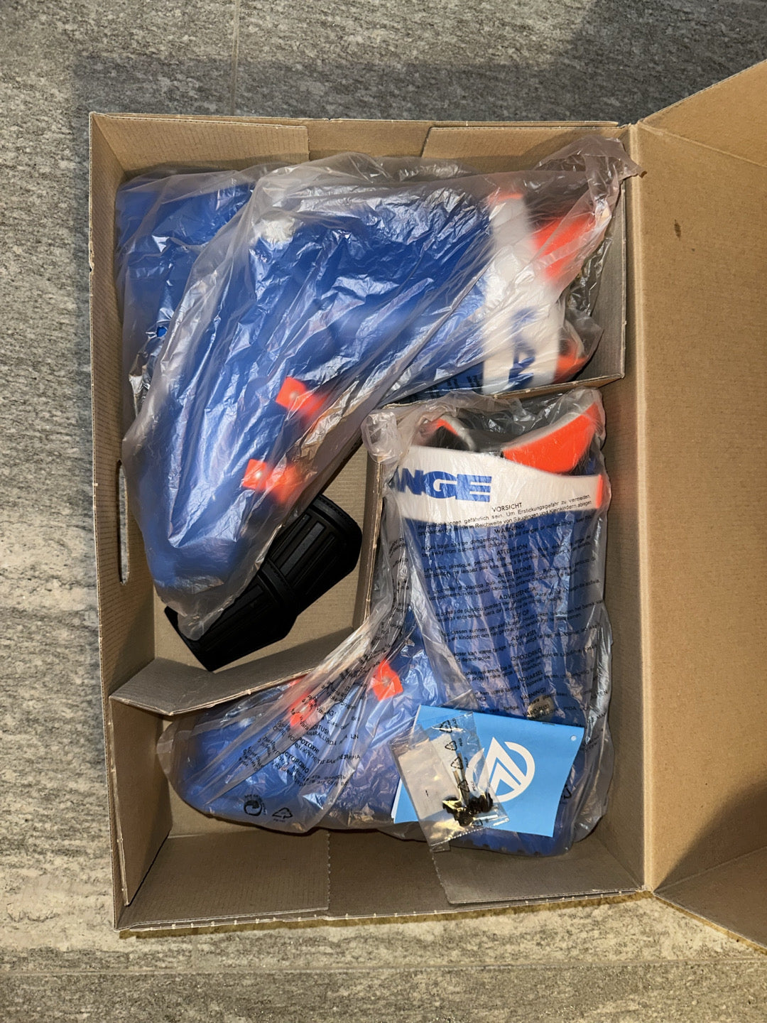 Scarponi da sci gara Lange RS 130 Wide Pianta Larga tg. 27.5 usati