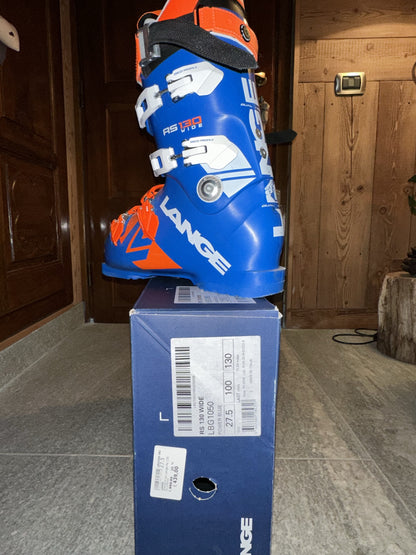 Scarponi da sci gara Lange RS 130 Wide Pianta Larga tg. 27.5 usati
