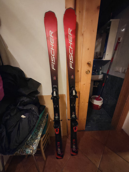 164cm Fischer XTR The Curv RT 2022 + RS 10 PR usato