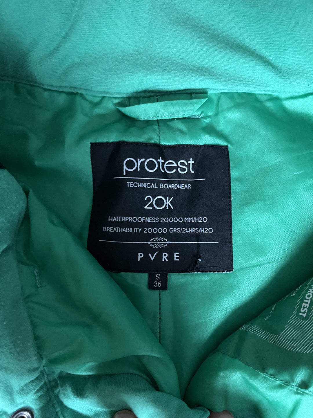 Pantaloni da sci Protes verdi tg. S (36) donna usati