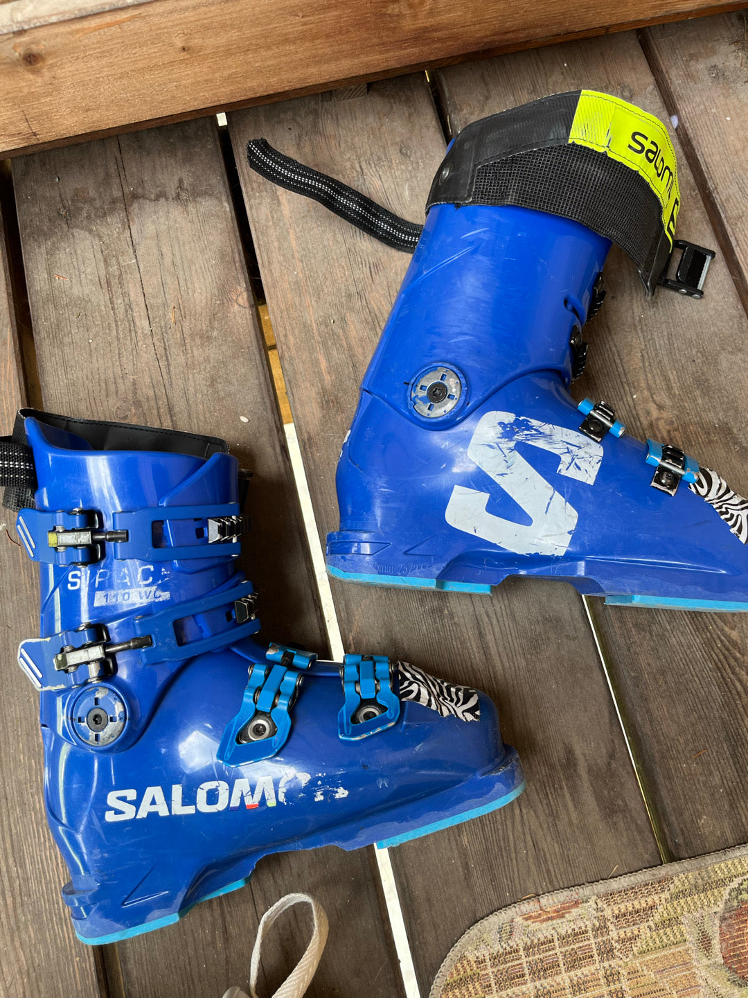 scarpone da gara sci Salomon 23.5 usati