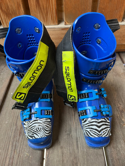 scarpone da gara sci Salomon 23.5 usati