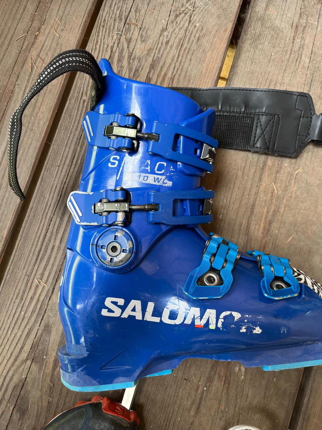 scarpone da gara sci Salomon 23.5 usati