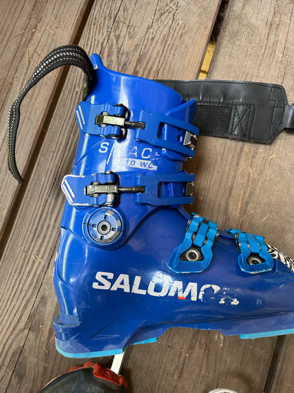scarpone da gara sci Salomon 23.5 usati