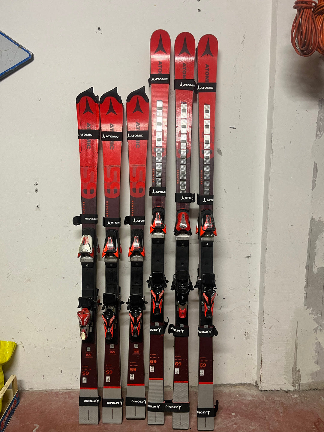 Set Sci Atomic Redster G9 FIS Revoshock usati