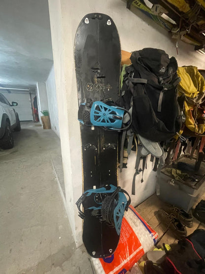 Splitboard 160 K2 + attacchi Union e pelli K2 usata