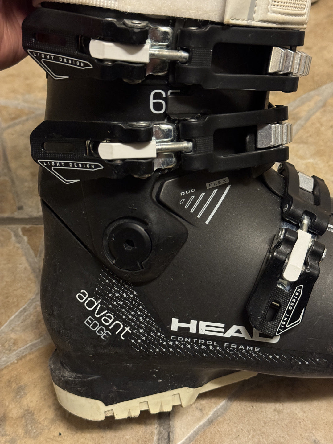 Scarponi sci Head Advant Edge 65 tg. 24-24.5 usati