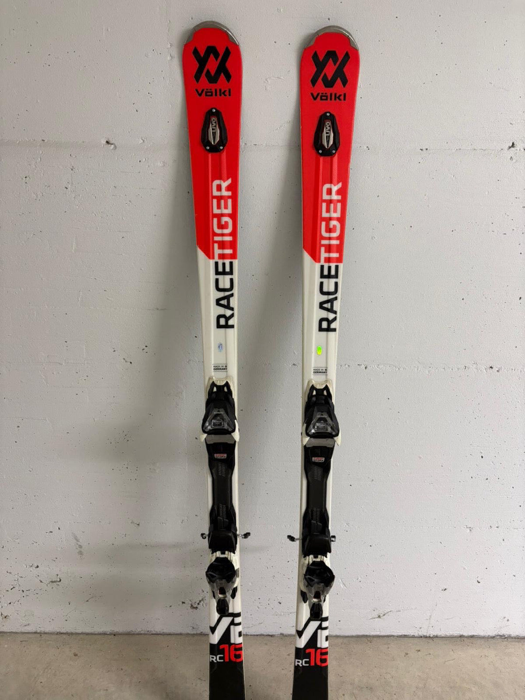 Sci Volkl RACETIGER RC 170cm r16.4 usati