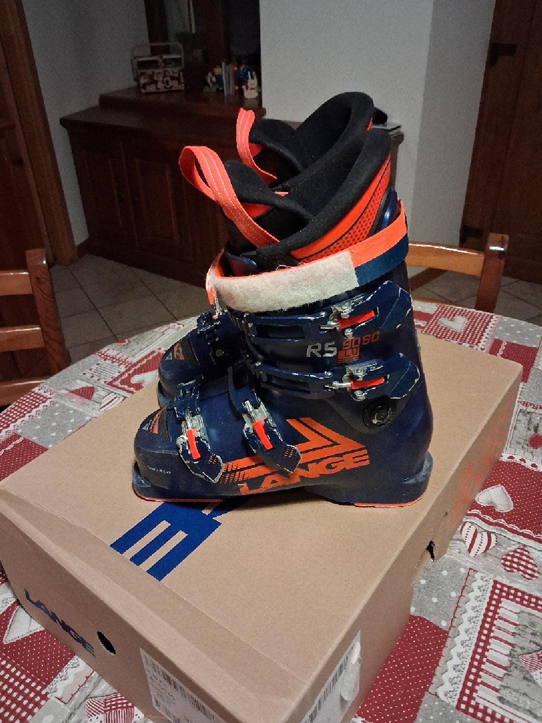 Scarponi sci Lange RS 90 SC tg. 25 cm usati