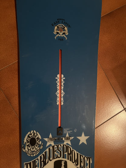 Tavola snowboard Burton Easy Livin 155cm usata (no attacchi)