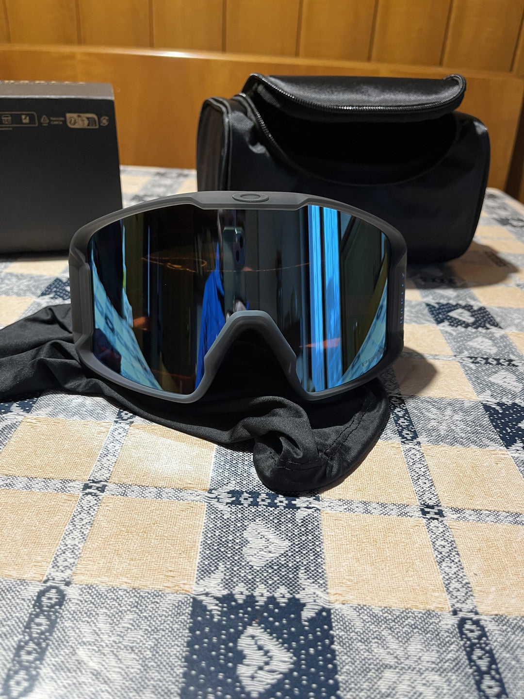 Maschera sci/snowboard Oakley Line Miner tg. L usata