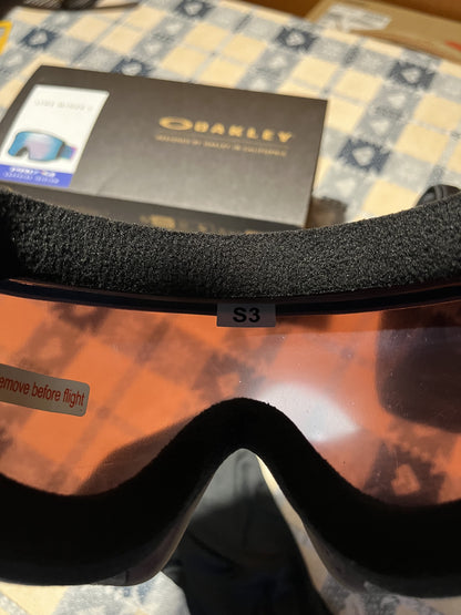 Maschera sci/snowboard Oakley Line Miner tg. L usata